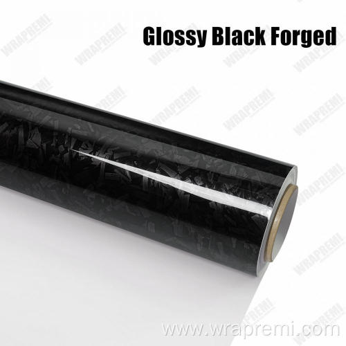 Forged Carbon Fiber Film Super Matte Black